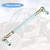 X AUTOHAUX M8 185mm Steering Tie Rod Ball Joint for 50cc 70cc 90cc 110cc