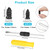 Linkstyle 60PCS Tire Repair Screws, Screw-in Tire Plugs, 2 Sizes