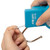 Miami Carry On Mechanical Luggage Scale with Tape Measure, 80 lb, Blue