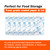 1 Gram 100 Packets Fonday Food Grade Silica Gel Desiccant Packs