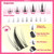 Yawamica Fairy Lash Clusters DIY Eyelash Extensions Manga Eyelash Clusters C Curly Spiky Anime Lashes Wispy Individual Lashes 8-16mm with 5-6mm Bottom Lashes Clusters for Manga Lash look (Fairy)