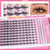 Yawamica Fairy Lash Clusters DIY Eyelash Extensions Manga Eyelash Clusters C Curly Spiky Anime Lashes Wispy Individual Lashes 8-16mm with 5-6mm Bottom Lashes Clusters for Manga Lash look (Fairy)