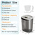 LivLab 22-25 Lbs Rice Dispenser Storage Container
