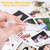 Baskiss 100 Packs Kpop Polaroid Sleeves, Ultra Clear and Thick Sleeve 200 Microns Protectors Cover, Perfect Protective Sleeve for Kpop Standard 72x86mm Square Polaroid, Unsealable (100P - 76x89mm)