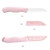 6 Pack Ceramic Paring Knives with Cover, Fruit & Vegetable Knife (3 Colors)