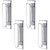 Weysat 4 Pcs Adhesive Mirror Closet Door Handle, 5 x 2 Inch