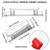 Weysat 4 Pcs Adhesive Mirror Closet Door Handle, 5 x 2 Inch