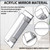 Weysat 4 Pcs Adhesive Mirror Closet Door Handle, 5 x 2 Inch