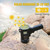JSKNB 2000000 Lumens Rechargeable Spotlight with Tripod, Large