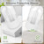 Glass Spray Bottles - 2 Pack 16 oz Clear Spray Bottles with Silicone Sleeve