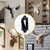 Merkaunis European Mount Skull Hanger 12 Pcs Deer Skull Bracket Black