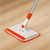 Qaestfy Wall & Baseboard Cleaner Mop Tool with 49'' Long Handle for Cleaning Window Floor Skirting Board Ceiling Bathtub Tub Tile Scrubber Brush Duster with 4 Reusable Pads