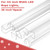 Chunful 6 Pack 36'' Clear Cabinet Protector 3/4'' U Channel for Kitchen