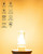 Jaenmsa JDE11 120V 100W Halogen Mini Candelabra Bulbs,T4 100W JD E11 Bulb 4 Pack (Replacement E11 LED Bulb) 2700K Warm White Dimmable Halogen Bulb T4 for Ceiling Fan Light,Chandeliers,Table Lamps