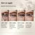 GlowVane TrueCurve Lash Clusters, Wispy Curved Band Eyelash 14mm, Winkie