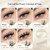GlowVane TrueCurve Lash Clusters, Wispy Curved Band Eyelash 14mm, Winkie