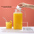 JoyJolt 60oz Glass Pitcher with Lid (2 Lids) - Beverage Serveware and Storage Container for Cold Drinks and Liquids. Juice Container, Water Jug, Fridge Pitcher for Iced Tea or Milk