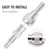 Vkinman 5/16" Fuel Connector Replace 3B2-70260-1 3B2-70250-1 Replacement for Nissan Outboard 2/4-stroke Engine 5-90HP