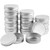 TUZAZO 24Pack Aluminum Tins, 2 Oz Metal Container with Lids and Labels