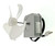 KBL-48ZWT05-1202A Refrigerator Evaporator Fan Motor Assembly Fit for Frigidaire Magic Chef Omar Refrigerator Replaces 3059900004 5304518492, DC 12V 2200RPM(with 4-Leaf Fan and Rubber pad)