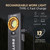 ROYTOA Pocket Flashlight Rechargeable Work Light EDC Slim Flat Flashlight 1200 Lumens with Magnetic Base&Back, Proximity Sensor, Clip for Pocket, IPX7, Dual Light Source, USB-C Port