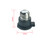 YCSSSD E26/E27 Waterproof Light Bulb to Socket Adapter, 3 Prong Light Socket to Plug Adapter, Flip Top Polarized Light Bulb Outlet Socket Adapter, Plug-in Light Socket Converter 2 Pack Black