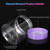 Eternal Moment 50 Pack 4 OZ Plastic Jars Clear Cosmetic Container with Lids