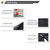 10x10 Mosquito Netting for Patio Canopy Tent/Pop Up Canopy Tent,Double Door Side Screen Easy Installation Black（Only Mosquito Net No Frame） (Around 10x10FT)