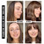 HAIRCUBE 100% Real Human Hair Toppers with Bangs 150% Density Silk Base Clip in Topper Top Hair Pieces for Women with Thinning Hair/Hair Loss Cover Gray Hair 10 Inch 1B# 35g