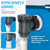 Hnemix Plunger Valve for Above Ground Pools,1.55 in Connection,1800 GPH Flow Rate,Universal Fit,Easy to Install,Replacement for Pool Pump,On/Off Shut Off Valve,Pool Shut Off Valve