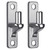 Insaga 304 Stainless Steel Gate Hinges 2 Pcs, Heavy Duty Wall Mount Hinges with 5/8" Pin, One-Piece Casting Farm & Chain Link Fence Gate Hardware
