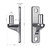 Insaga 304 Stainless Steel Gate Hinges 2 Pcs, Heavy Duty Wall Mount Hinges with 5/8" Pin, One-Piece Casting Farm & Chain Link Fence Gate Hardware