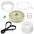 2026 Upgraded W10721967 Washer Pulley Clutch Kit & W10006384 Drive Belt for Whirlpool Kenmore Maytag Washer Pulley Cam Clutch Kit W10239973 PS10057144 W10006354 WTW5000DW1 MVWX655DW1 by Techecook