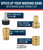 McKillans® Pressure Washer Quick Connect Kit, M22-14mm to 3/8" Male Female Quick Disconnect Kit for Power Washer (Brass)