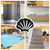 Coufce 12Pcs Black Bathtub Stickers Non Slip Shell Shaped