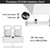 Tindbea Toilet Paper Holder with Storage - Stainless Steel Wall Mounted Toilet Paper Holder with Shelf, Flushable Wipes Holer Dispenser, Tampon Storage for Bathroom, Double Tissue Roll Holder, White