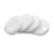 Zvrlampro 4 Pieces Cotton Powder Puff, Soft Makeup Puff for Loose Powder Foundation, Face Puff Pads Body Cosmetic Foundation (White, 3.15 Inch)