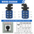 KEYMOO 63A Rotary Changeover Selector Switch with Exterior Box, 2-Way 3NO 3NC, 660V 3 Position 3 Phase 12 Terminals Universal Selector Switch for Solar and Grid Power Switching