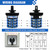 KEYMOO 32A Rotary Changeover Switch With Exterior Box, 3 Position 3 Phase 12 Terminals, 2-Way 3NO 3NC Universal Selector, Cam Switch Box IP65, CE (30 Amp.)