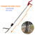 SYFRLLC 7.3ft Snake Catcher Tongs Grabber Professional Traps Stick Heavy Duty Auminum Alloy Pick-up Handing Tools