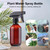 Teyssor Spray Bottles Water Spray Bottle - BPA Free - 10 oz/300 ml Plastic Refillable Containers Fine Mist Small Spray Bottle with Adjustable Nozzle for Hair, Cooking, Cleaning