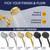 HammerHead Metal Handheld Shower Head High Pressure, 6ft Long Shower Hose