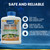 ADIOS! Bird Bath Cleaner Safe for Birds, Enzyme Fountain Treatment - 32oz