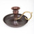 Onart Home - Copper Handmade Candle Holder for Rustic Home Decor with Handle Metal Candle Holders for Pillar Candles Gothic Decor Candlestick Holders (Oxide)