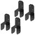 4 Pcs 2x4 Post Caps Tie Bracket for Pergola, 17 Gauge