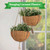 Riare 4 Pack 10 Inch Coco Liners for Planters, Round Hanging Baskets Liners