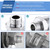 Carvedexquisitely Rv Faucet Adapter,NPT 1/2" to Compression 3/8" Reducer Faucet Supply Line Adapter,Stainless Steel 304 Compression Fitting for RV Kitchen Plumbing 2 Pack