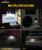 Partsam LED License Plate Light Waterproof 12V DC License Tag Light with Holder Drainage Hole Steel Bracket Mount ABS Housing PC Lens for Trailer Truck Pickup UTV ATV RV Boat 12V DOT Compliant