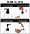 Empty Plastic Pump Bottles Dispenser 4 Pack 16oz/500ml Portable Clear BPA-Free Cylinder Shampoo Lotion Hand Pump Bottle Durable Refillable Containers
