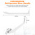 Blutoget FFTR1814QW4A 5304486359 5304506469 Refrigerator Door Handle 2 Pack 242059501 242059504 Fit for Frigidaire Refrigerator Door Handle FFTR1814QW4A FFTR1814QW3 FFTR1821QW0